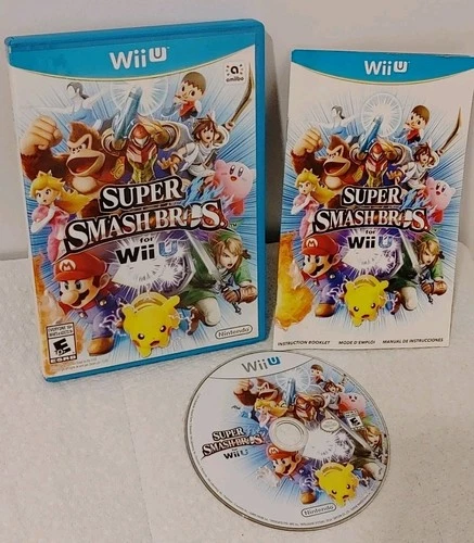 Super Smash Bros. (Nintendo Wii U) Cib Complete in Box Tested Brothers