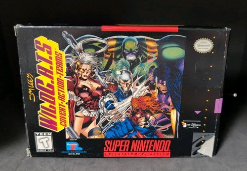 Jim Lee's WILDCATS (Super Nintendo SNES) Complete CIB - Tested - Authentic
