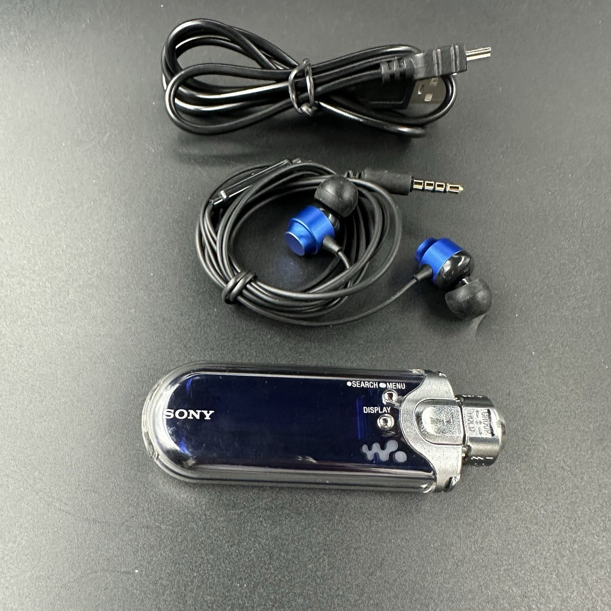ポータブルプレーヤー Sony NW-E407 - Network Walkman Player SONY NW-E407 Net Work Walkman MP3 Player 1GB Blue Fully