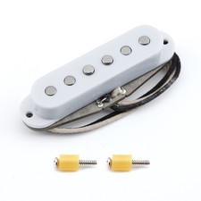 FLEOR White Handwound Single Coil Pickups - Klassischer 60s Blues & Rock Tone