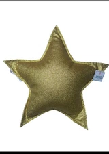 Decor Pillow Gold Star 16''x15'' Holliday Decor Kids Room Pillow
