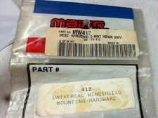 MAIER WINDSHIELD MOUNTING HARDWARE UNIVERSAL KIT MW412 NOS VINTAGE