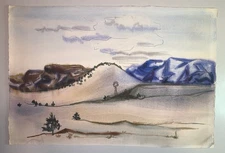 Original Watercolor - Katie McKinney - 1950s