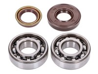 Kurbelwellenlager Satz Naraku Skf, FKM Premium C4 MetallkäFig FüR Minarelli Lieg