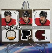 2008-09 O-Pee-Chee Hockey PHANEUF CAMMALLERI BERTUZZI #3M-BCP TRIPLE JERSEY
