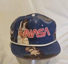 NASA Kennedy Space Center Shuttle Hat Cap 1990s Vintage Adjustable Strapback