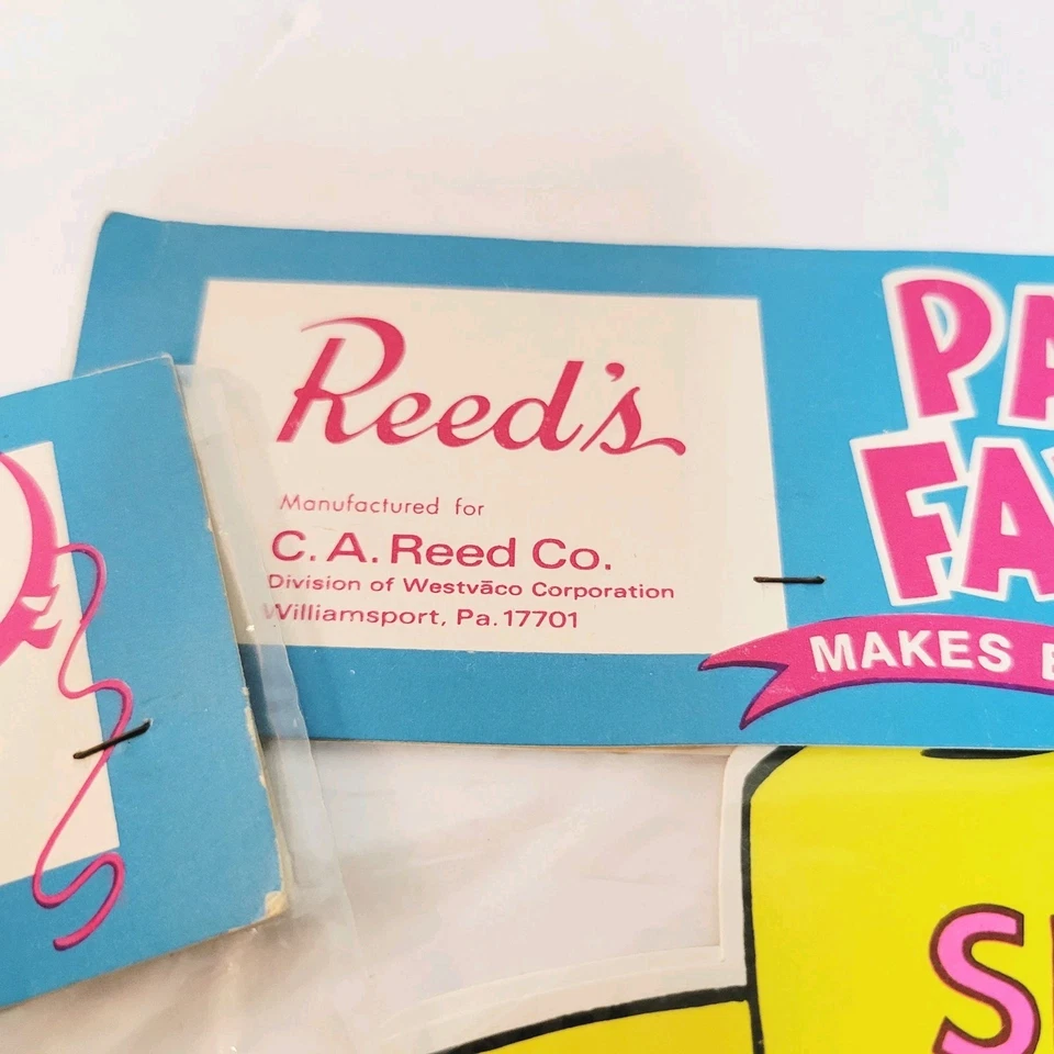 2 sombreros de fiesta de colección Reed's Smokey the Bear favores de fiesta amarillo marrón rosa 6 en cada uno Foto 3 de 4