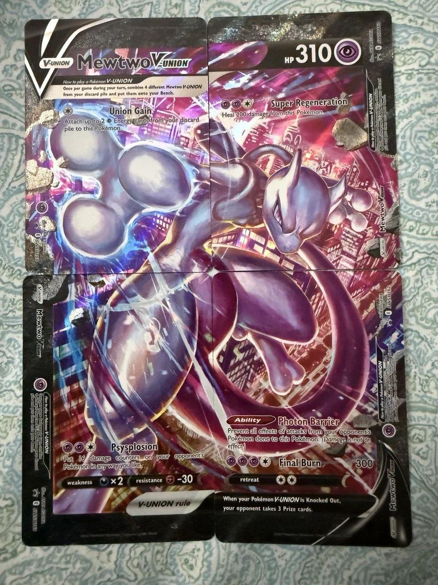 Mewtwo V-Union Pokémon TCG Cards for sale | eBay