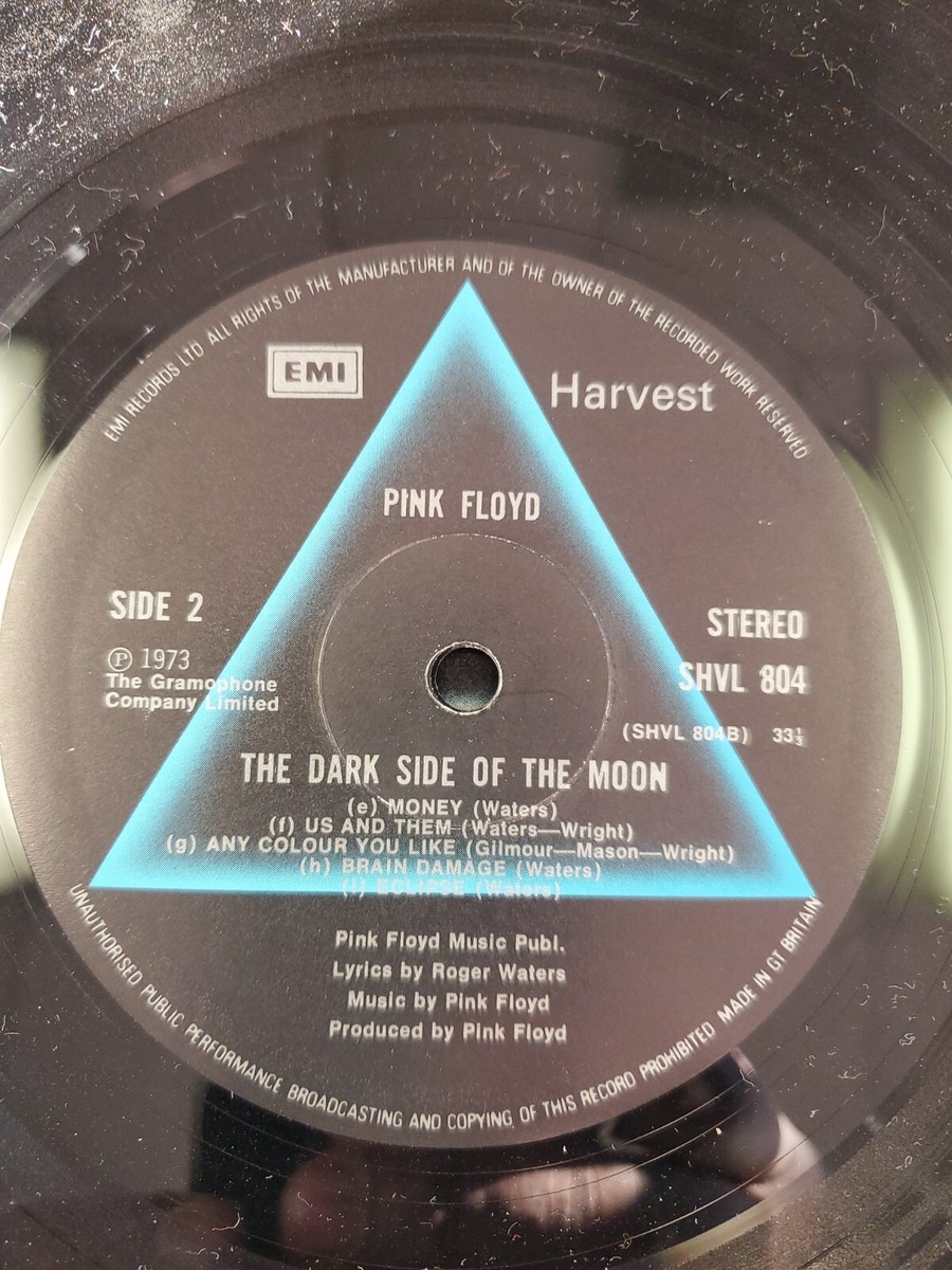 PINK FLOYD Dark Side Of The Moon 1973 Harvest Records EX, UK PINK FLOYD Dark Side Of The Moon 1973 Harvest Records EX, UK