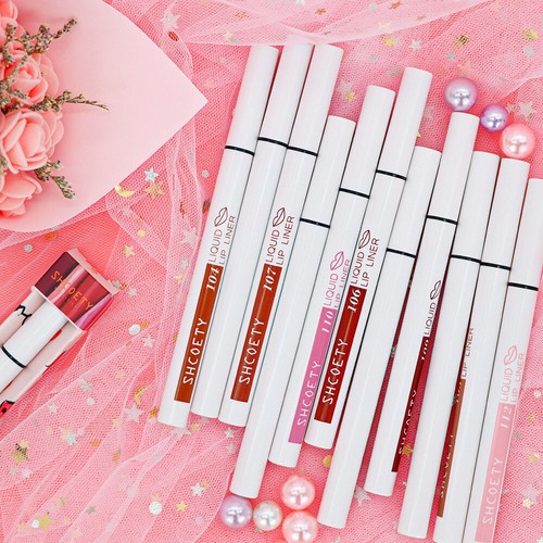 Liquid Lip Liner Long Lasting Lip Stain Quick Drying Natural Lipstick Pen Matte. - Picture 14 of 104