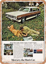 Metal Sign - 1967 Mercury Colony Park Station Wagon Vintage Ad