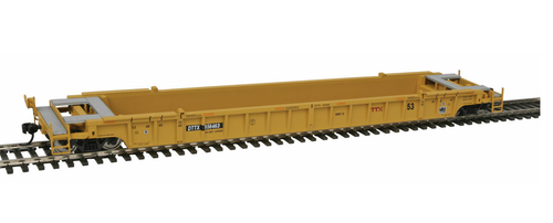 WALTHERS 1/87 HO 53' NSC WELL CAR TTX RD #656463 & RAPIDO J.B. HUNT CONTAINERS - Picture 7 of 24