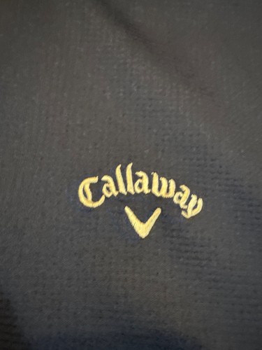 Callaway Mens Weather-Series Navy Blue Half-Zip Pullover Golf Jacket Size L Poly - Picture 2 of 7
