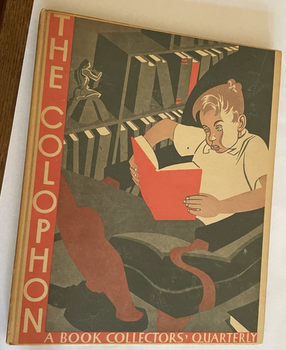 The Colophon - A Book Collectors' Quarterly - Part Four 1930 - 第 1/13 張圖片
