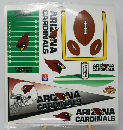 St. Louis Cardinals Football Wall Decorations Color Clings Champion Series NIP - Picture 2 of 7