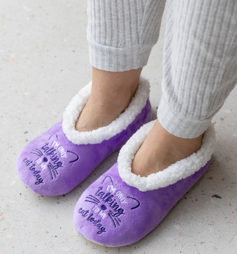 ~❤️~SNUGGUPS Quotes Womens Slippers Ladies Socks Mum Birthday Present - Picture 43 of 109