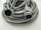 25 FT Mini DIN 8 Pin Serial RS-232 Extension Cable 28AWG M/F Device Mac