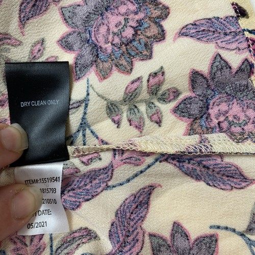 Top TORRID taglia 1x Challis ricamato floreale scollo a V manica lunga rayon bohemien - Foto 11 di 11