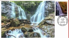 Waterfalls, Upper Falls of the Blue Ridge Parkway, NC, FDC