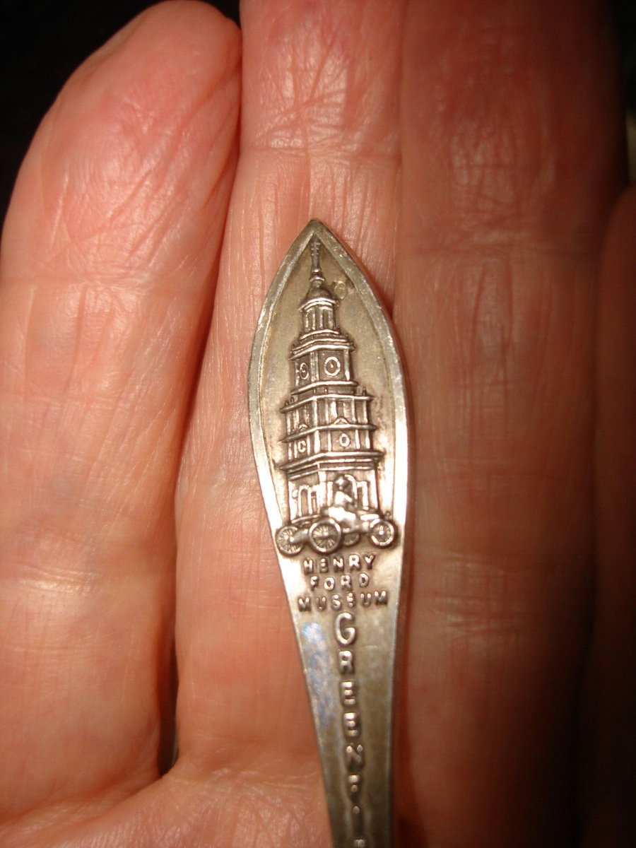 Vtg Collectibe Sterling Souvenir Spoon Henry Ford Museum