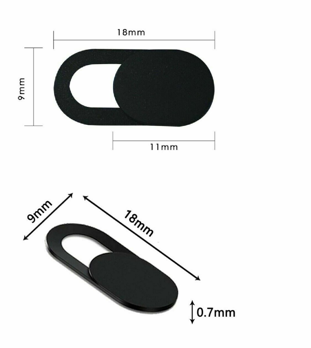 10 Coperture Per Fotocamera Webcam &ndash; Slider Protezione Privacy &ndash; Clip-on &ndash; Z82