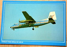 43799 AK Handley Page Herald 201 Air UK Flightplane Aircraft Airport