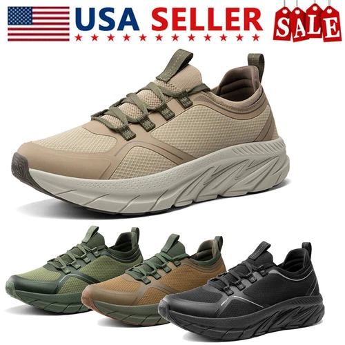 Men's Mesh Walking Shoes Comfortable Breathable Lightweight Sneakers US Size