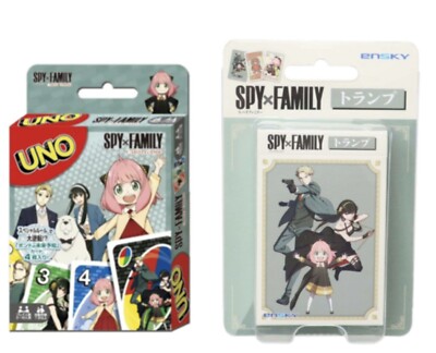 Spy x Family UNO & Playing Cards Game Set ENSKY Anya Bond Yor Loid