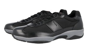 prada americas cup black leather