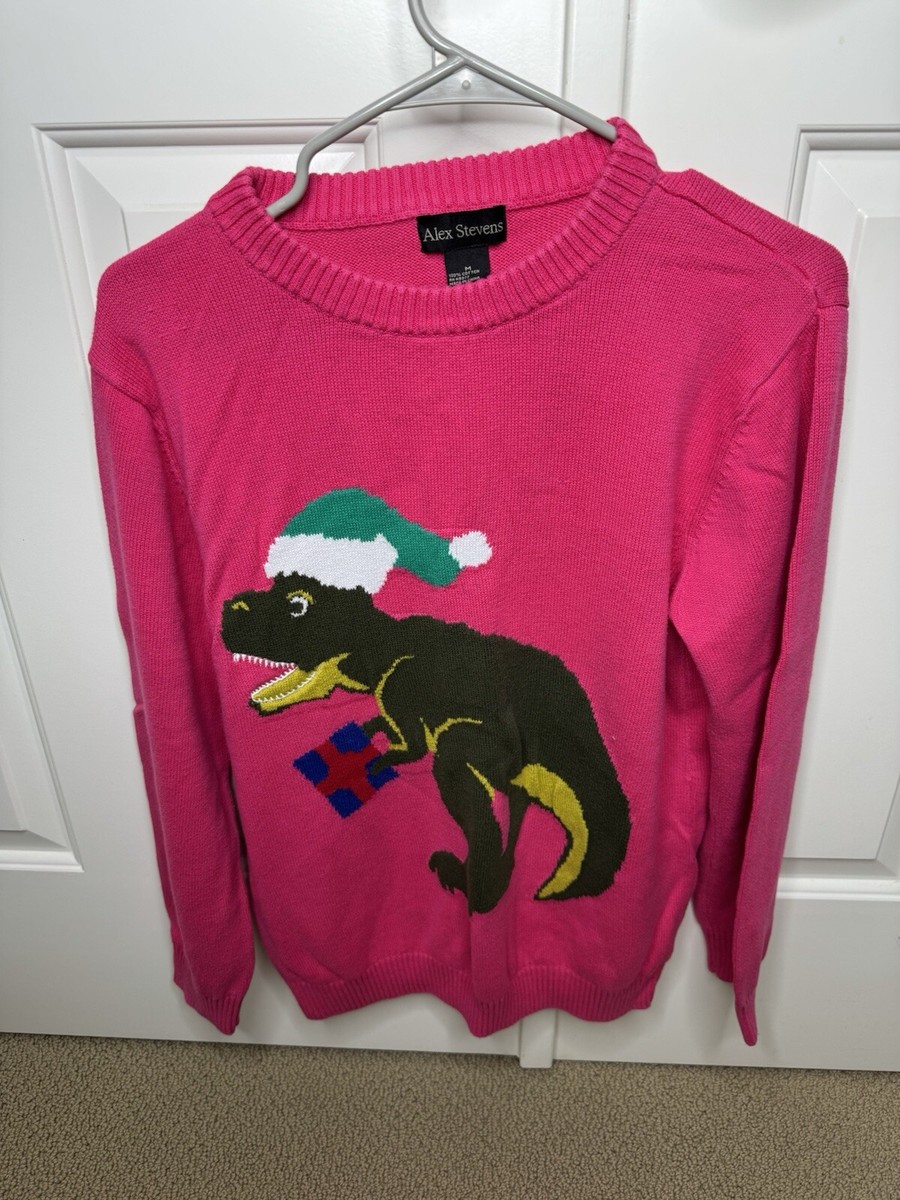 Mens Clothing Alex Stevens Dinosaur Sweater Holiday Christmas