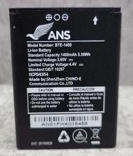 ANS F30 BTE-1400 Battery 1400mAh OEM Original Genuine 1400mAh 3.85V™
