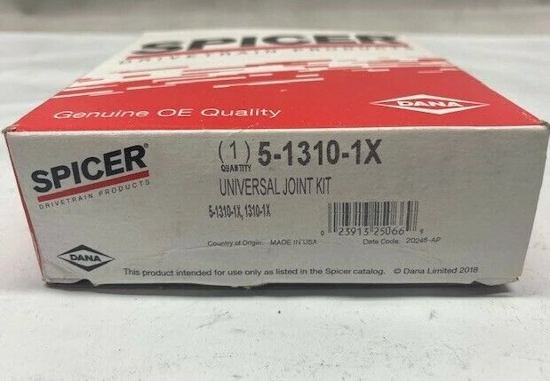 Spicer Universal Joint Kit 5-1310-1X- NUEVO- CAJA DAÑADA Foto 4 de 4