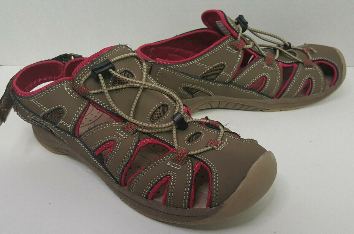 Eddie Bauer Hiking Water Sandals Closed Toe Brown Wide Size 9W Amazon.com | Eddie Bauer Womens Sock, & Sutton Water Shoes  main image 4