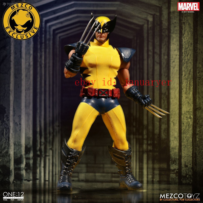 MARVEL Wolverine ONE:12 MEZCO フィギュア Perfect Mezco Toyz 1/12 Wolverine Action Figure In Stock New