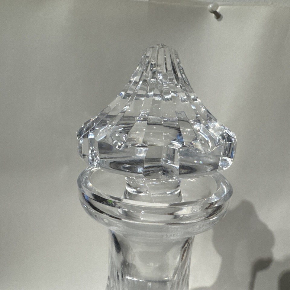 WATERFORD CRYSTAL Maeve (Cut) Wine Decanter & Stopper, Made In Ireland