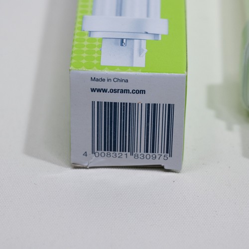 2x OSRAM DULUX D 26W/840 2P G24d-3 1800 lm Cool White 4000k Globe - NEW - Picture 5 of 8