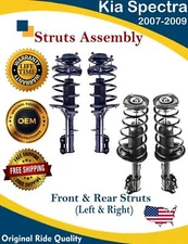 High Quality OE Front & Rear Struts 2007-2009 for Kia Spectra Lifetime Warranty
