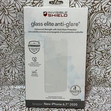 📀 Zagg InvisibleShield Glass Elite/Anti-Glare+ Protection for iPhone 6.7” 2020