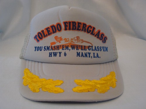 Vintage Truckermütze Toledo Fiberglas You Smash'Em We'll Glass Em HWY 6
