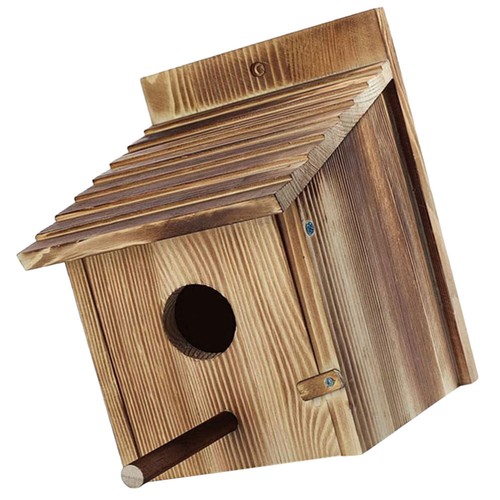 Garden Wooden Bird House Wooden Bird Feeder House Garden Hanging Bird Breeding
