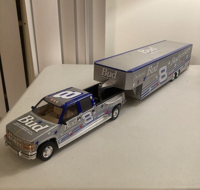 2001 Dale Earnhardt GM Goodwrench Oreo 3 Show Trailer and Car Silver Set MIB for sale online