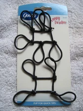 2 Goody Loopy Twister Ponytailer Hair Bands 2002 Old Product Fun Style! No Metal