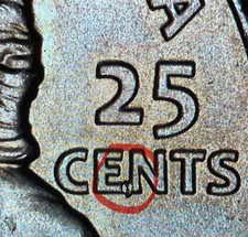 2024 Dr. Mary Walker P Quarter ERROR In Cod We Trust & Die Chip Between E & N