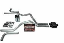 Dodge Ram 1500 19-25 2.5" Dual Exhaust Kits Flowmaster Super 10 Slash Tip Side