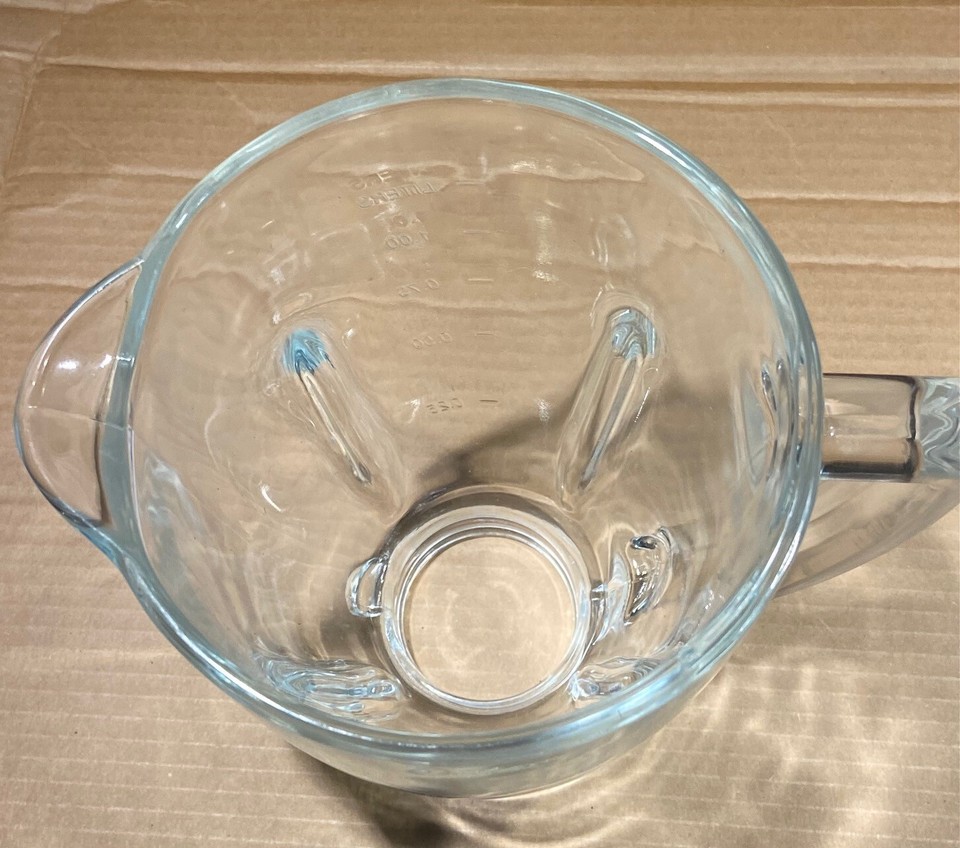 6 Cup Round Glass Blender Jar Replacement for Oster Blender Osterizer