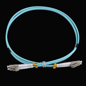 1m-LC-LC-Duplex-10-Gigabit-50-125-Multimode-Fiber-Optic-Wire-Cable-OM3-Aqua-10GB