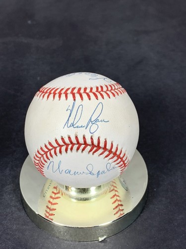 300 Game Winners, Ryan, Spahn, Carlton, Perry Autograph MLB Baseall PSA Grade 8 - Picture 2 of 10