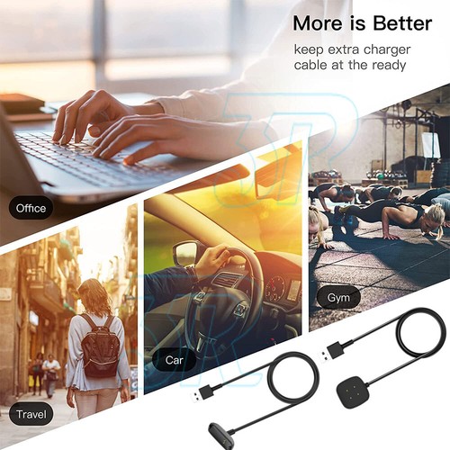 For Fitbit Sense/Sense 4/Versa 3/Sense 2/Inspire 2 USB Charger Cable Charging - Picture 8 of 14