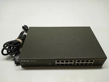 D-Link DSS-16+ 16 Port Switch BSS16+A G4 DLink Ethernet Switch Power Cord
