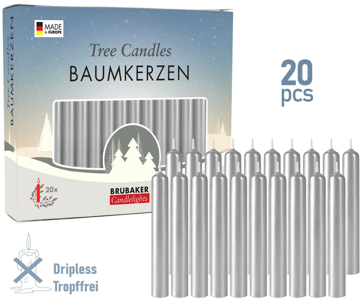 Brubaker Confezioni Di 20 Confezioni Di Candele Per Albero 100 - Foto 6